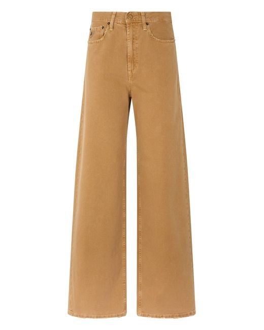 Lois Natural Wide Cotton Jeans