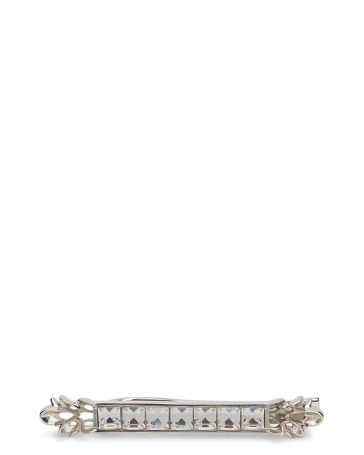 Dolce & Gabbana Black Metal Pin With Rhinestones for men