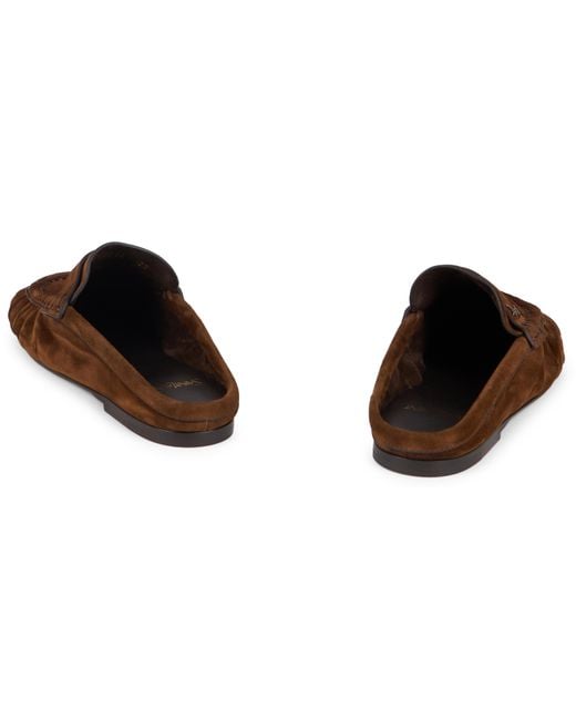 Saint Laurent Brown Loafer Slip-On Moccasins