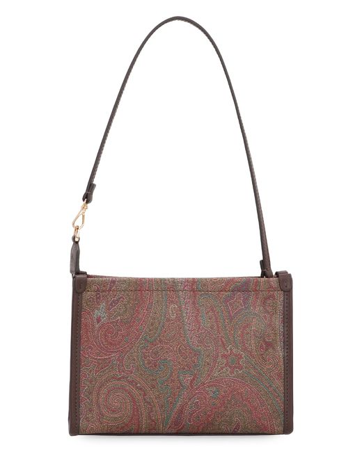 Etro Brown Pouch Arnica With Pegaso