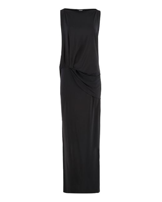 Jacquemus Black Peplo Jersey Dress