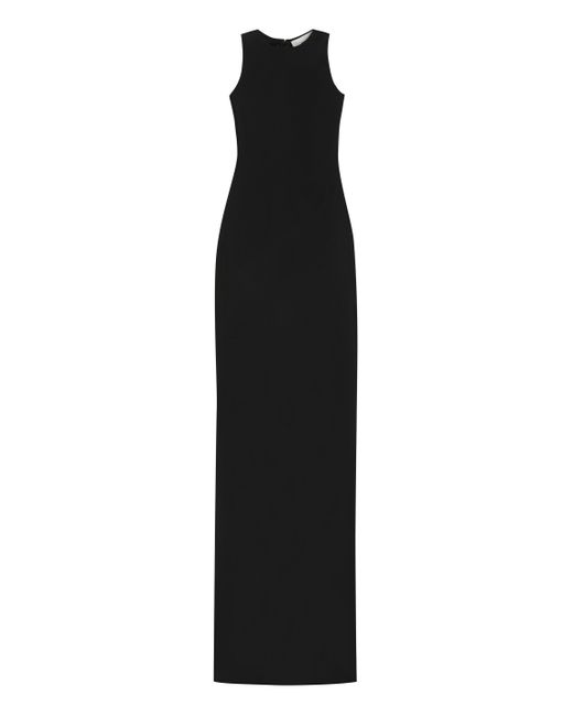 AMI Black Crepe Dress