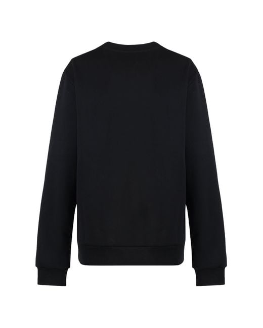 A.P.C. Black Sweat Standart Rue Madame Cotton Crew-Neck Sweatshirt