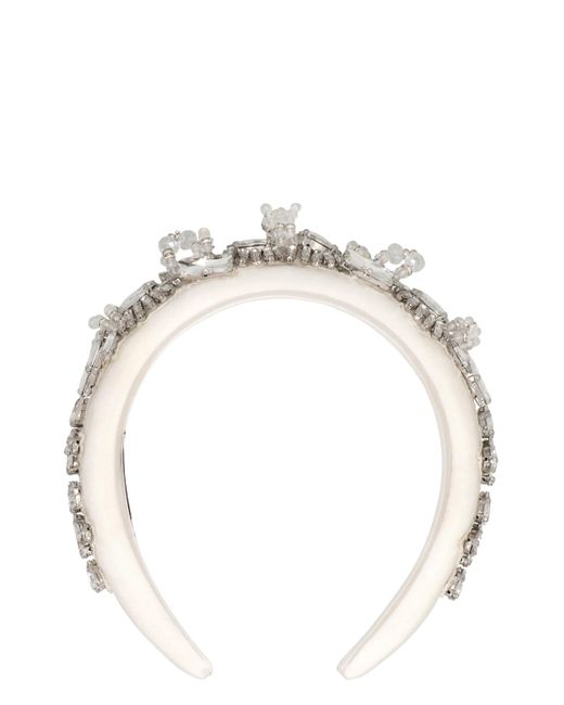 Self-Portrait Metallic Satin Headband