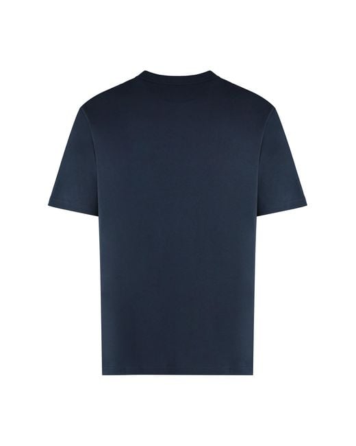 A.P.C. Blue T-Shirt Fabric: 100. T-Shirts for men