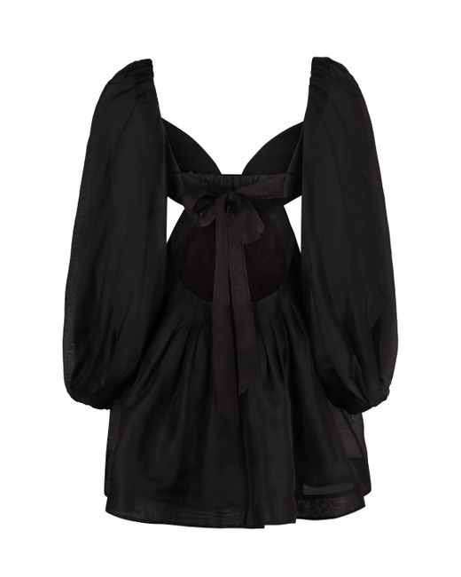 Mini-abito Harmony Bralette di Zimmermann in Black