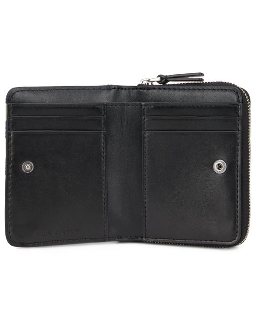 Marc Jacobs Blue Compact Wallet The Stripe