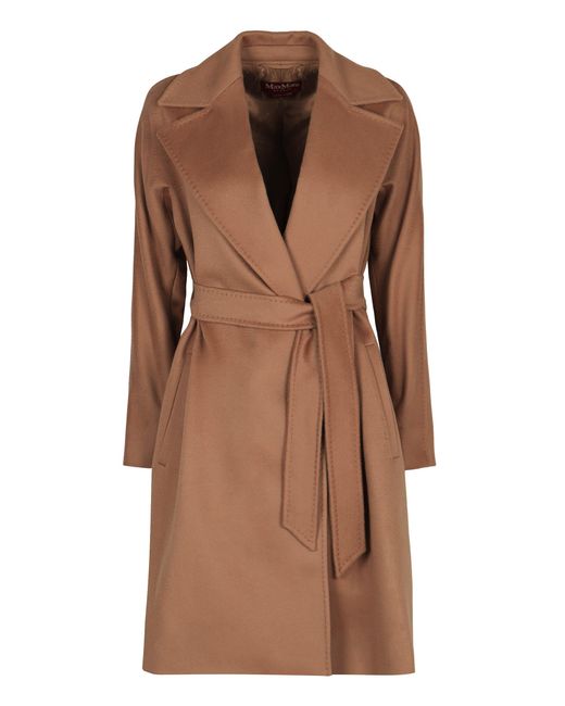 Max Mara Brown Wool Bathrobe