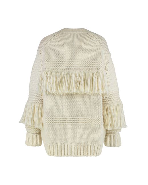 Moncler White Cardigan