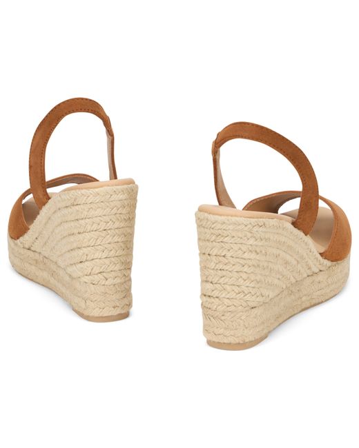 Manebí Brown Wedge Sandals