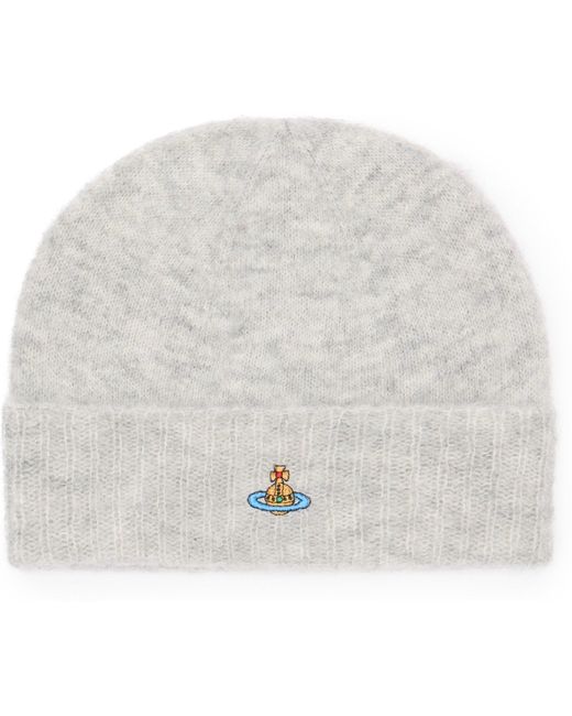 Vivienne Westwood Gray Knitted Hat