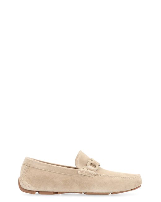 Mocassini in suede di Ferragamo in Multicolor da Uomo