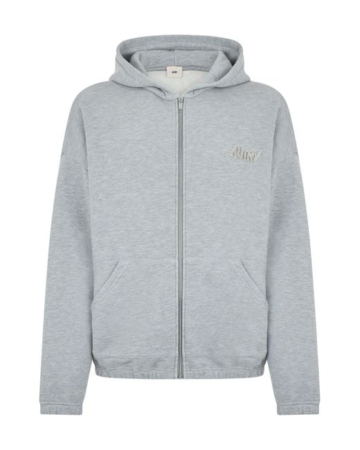 Autry Gray Zip Hoodie