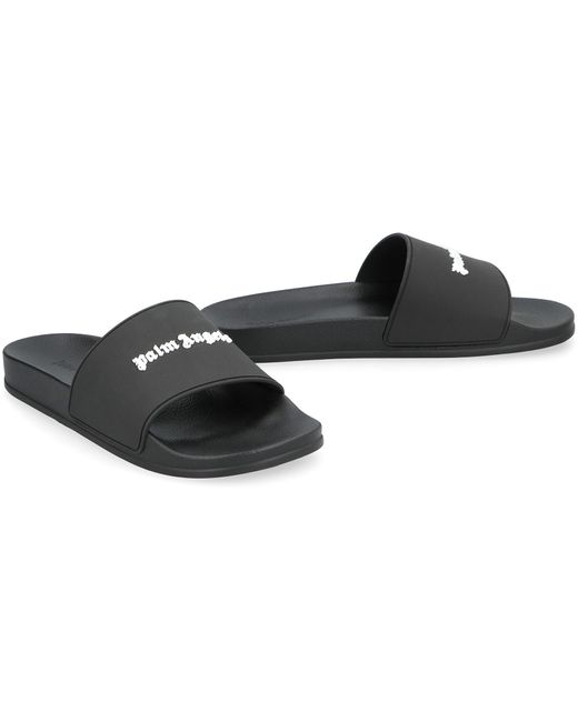 Slides in gomma di Palm Angels in Black