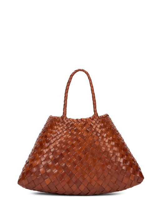 Dragon Diffusion Brown Large Woven Tote Bag