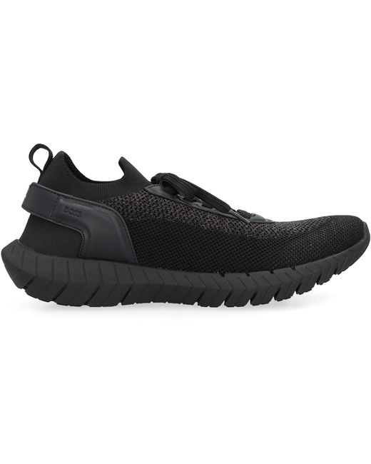 Boss Black Sneakers With Mesh Upper for men