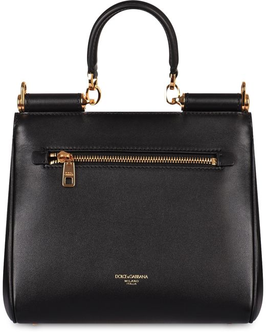 Borsa a mano My Sicily in pelle di Dolce & Gabbana in Black