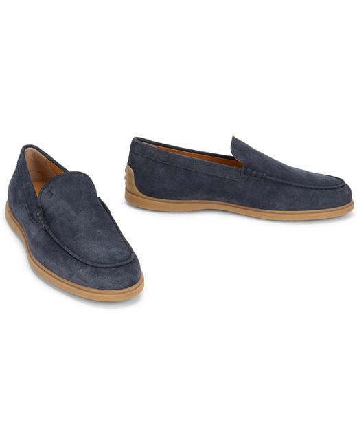 Tod's Blue Loafer To Slipper for men