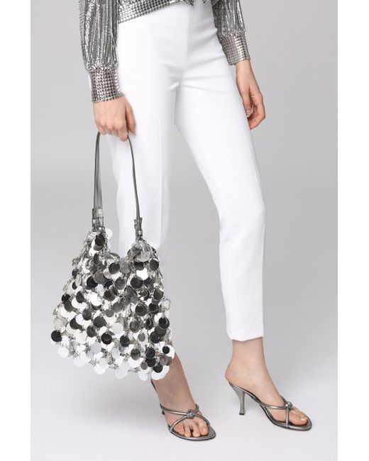 Tote bag Sparkles di Rabanne in White