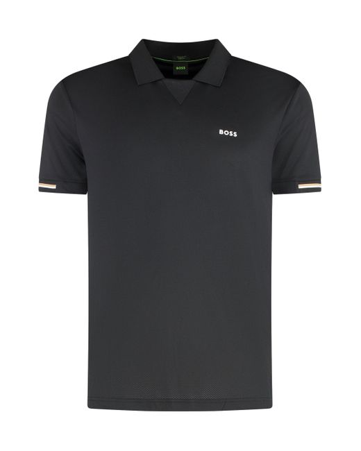 Boss Black Technical Fabric Polo Shirt for men