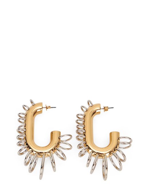 Rabanne Metallic Punk Xl Link Earrings