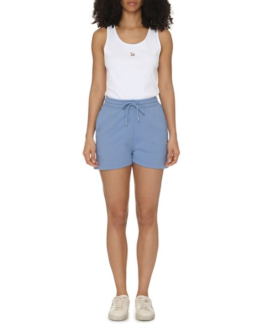 Maison Kitsuné Blue Cotton Shorts