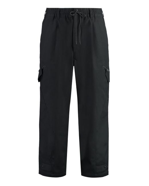 Pantaloni cargo in cotone di Y-3 in Black da Uomo