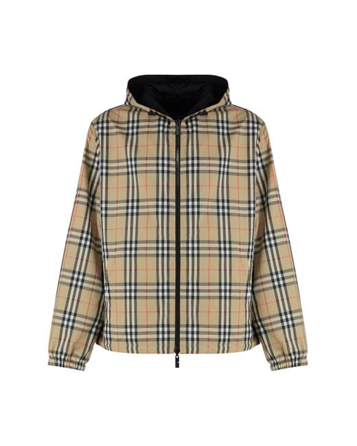 Burberry Natural Reversible Windbreaker-Jacket for men