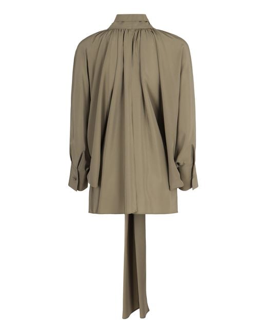 Max Mara Natural Leonida Silk Blouse