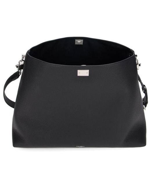 Dolce & Gabbana Black Tote Bag Vittoria for men