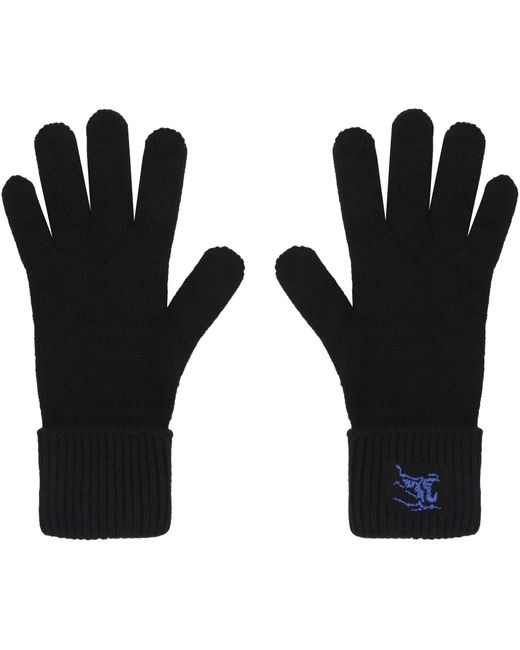 Burberry Black Knitted Gloves