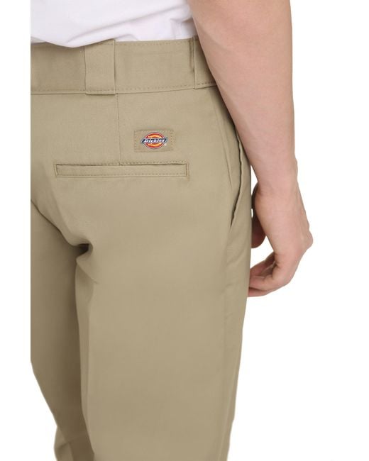 Dickies Natural Cotton Blend Trousers for men