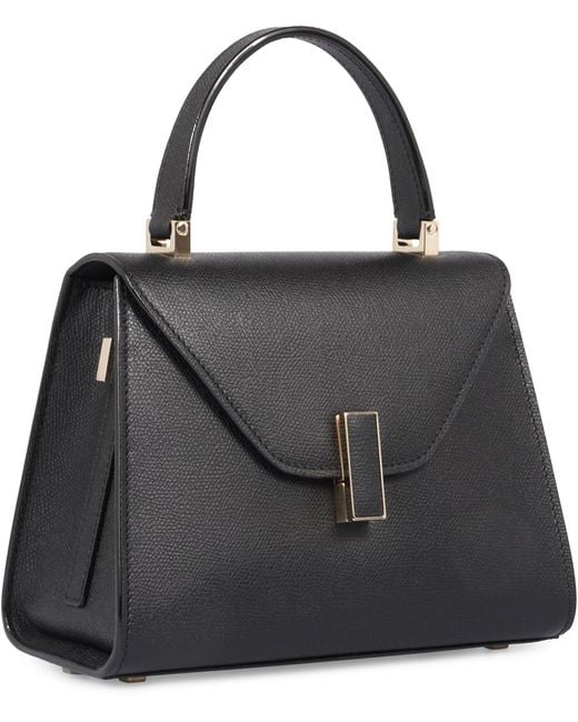 Valextra Black Iside Mini Handbag