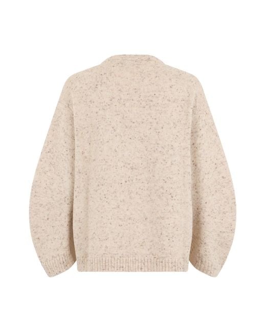 Fabiana Filippi Natural Crew Neck Sweater