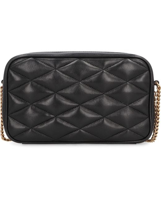 Saint Laurent Black Leather Camera Bag