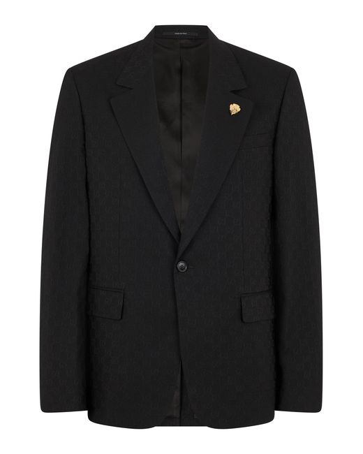 Gucci Black Single-Breasted Jacket for men