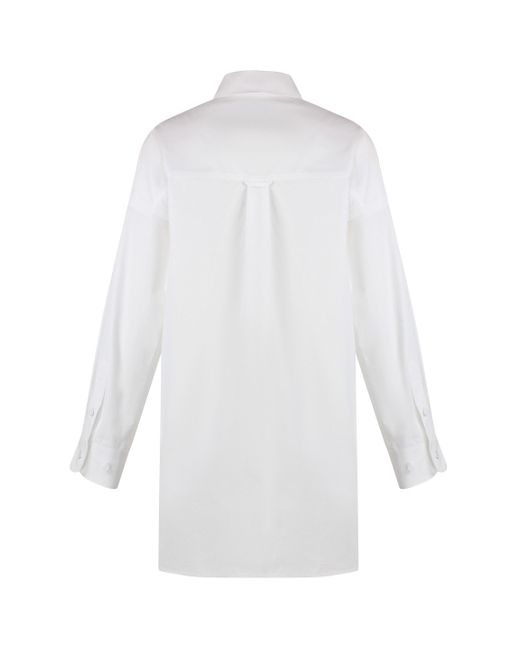 Gucci White Shirt Heavy Cotton Popeline/Mo