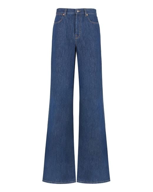 Gucci Blue 5-Pocket Straight-Leg Jeans
