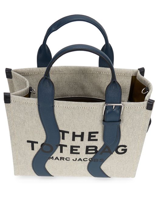 Marc Jacobs Blue Canvas Tote Bag