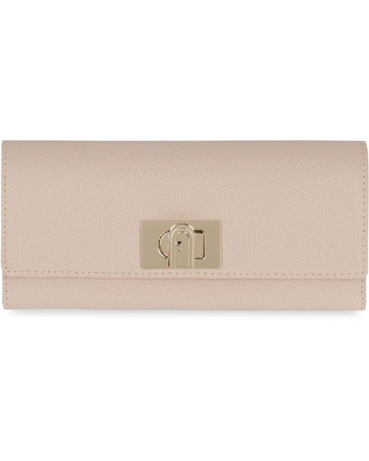 Furla Pink 1927 Leather Continental Wallet