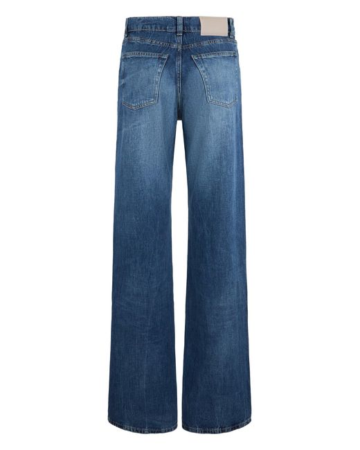 Our Legacy Blue Wide-Leg Jeans Vienna