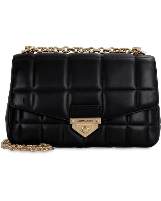 michael kors soho leather shoulder bag