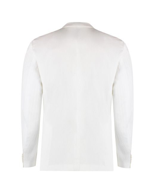 Boss White Single-breasted Two-button Jacket for men