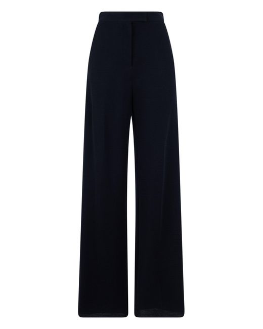 Max Mara Blue Loose Pants