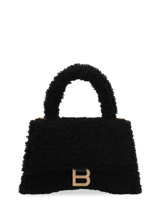Balenciaga Black Hourglass Handbag
