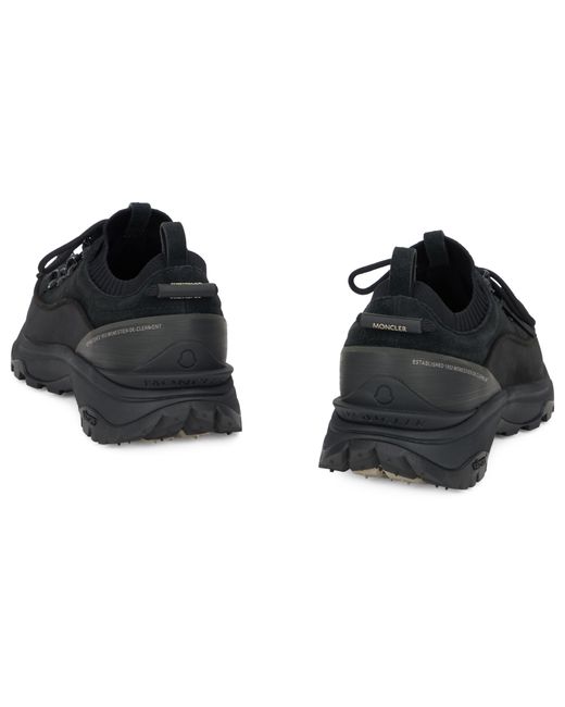 Moncler Black Sport Shoes With High Sole