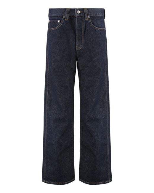 Khaite Blue Jeans Bonnie Wide-Leg