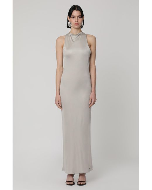 Calvin Klein Gray Jersey Dress