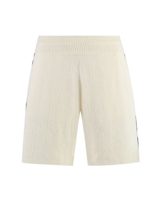 Golden Goose Deluxe Brand White Lionel Knitted Shorts