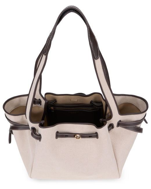 Tory Burch Pink Romy Canvas Tote Bag